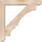Ekena Millwork Balboa Craftsman Smooth Bracket w/ Offset Brace, Douglas Fir, 7 1/2"W x 48"D x 48"H BKT0806X48X48BOA04SDF - alternate 4